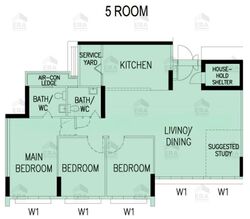 Blk 876C Tampines Greenbloom (Tampines), HDB 5 Rooms #596448091